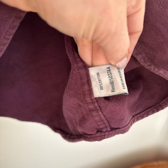 L.L. Bean thick brushed chambray woman’s  Shirt. Med - Picture 5 of 5